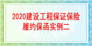保證保險保函,保險保函